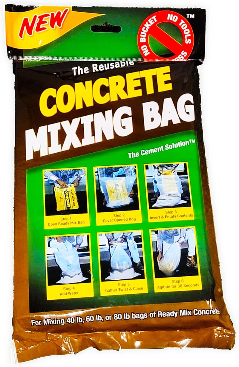 Conservco The Cement Solution Reusable Concrete Mixing Bag for 80 Lbs - Image 1